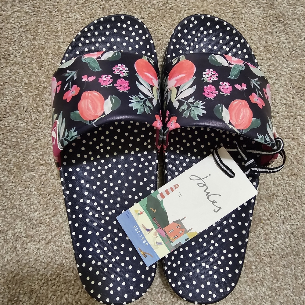 Joules slides size 8